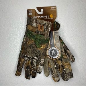 Carhartt x Real Tree Camo Gloves with Pocket